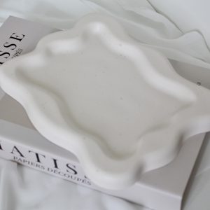 Support plateau en jesmonite