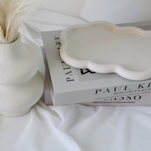 Support plateau en jesmonite